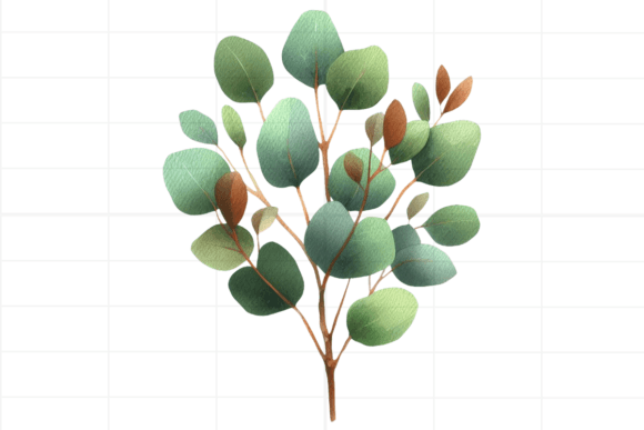 Download Eucalyptus Clipart. Watercolor Greenery - Premium Resources